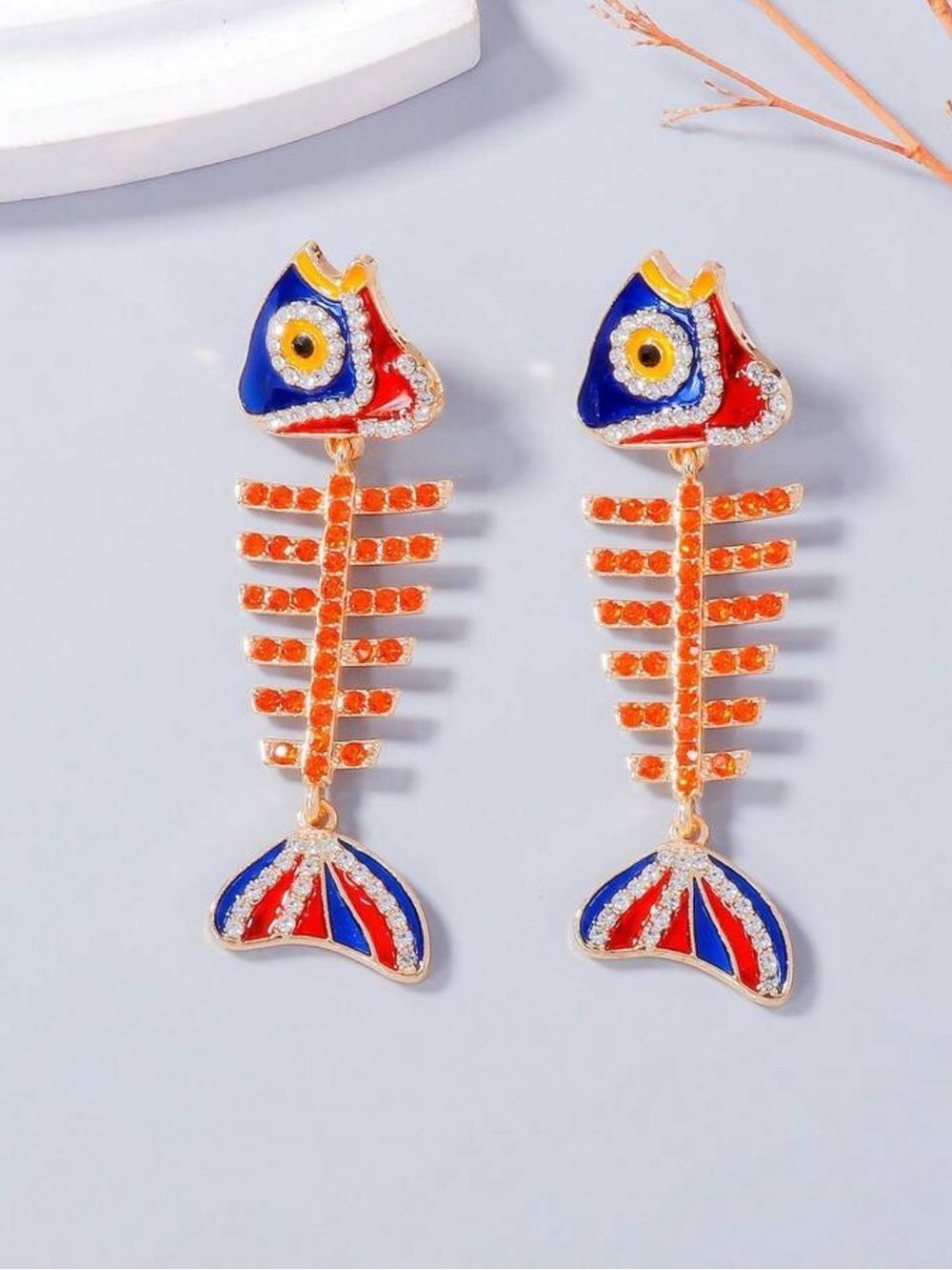 Fish earrings Q1177